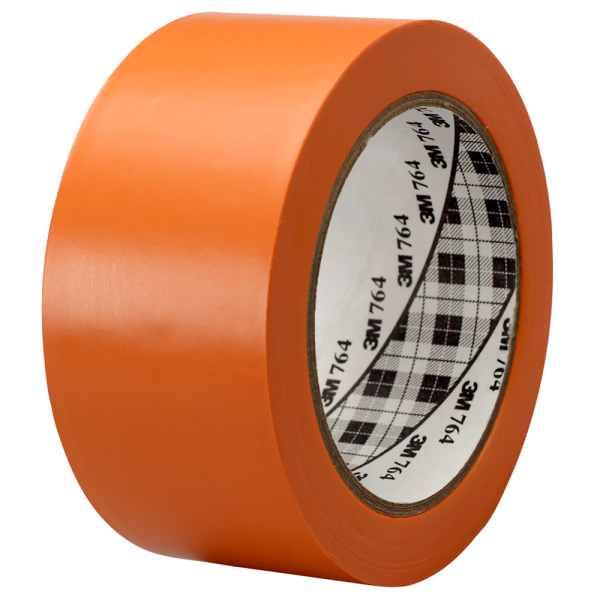 3M 764 Vinyl Tape - PVC Plakband Oranje - 50 Mm X 33 M X 0.13 Mm