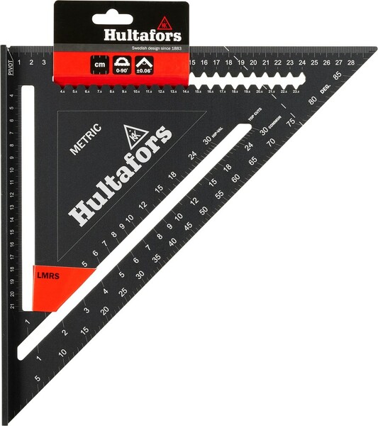 Hultafors LMRS Metric Rafter Square Meetdriehoek - 30 Cm - Detailed view of the product