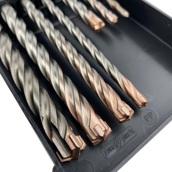 Fit-to-Fix 009-KA070077 7-delige Uni SDS-Plus Premium Hamerborenset - 2/4-snijder - Staal - 5-6-8x110mm + 6-8-10-12x160mm - Detailed view of the product