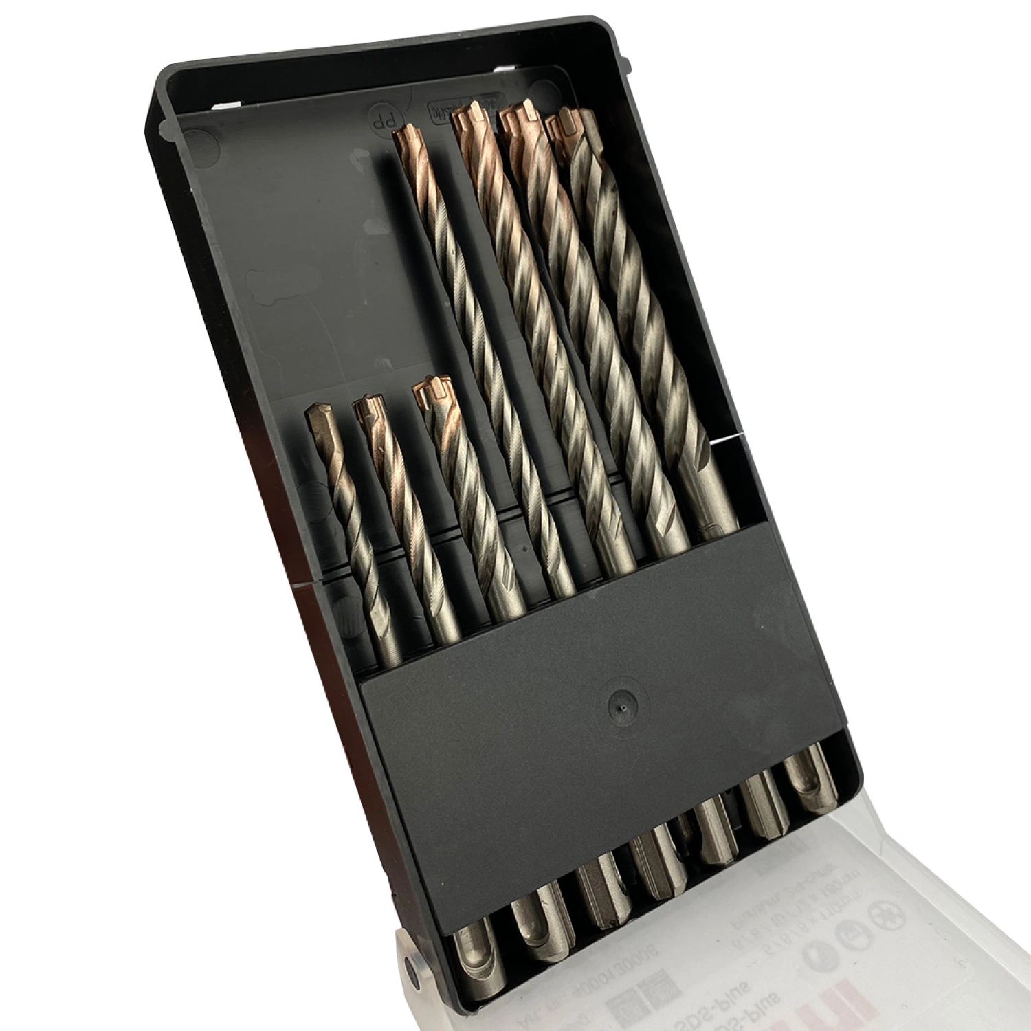 Fit-to-Fix 009-KA070077 7-delige Uni SDS-Plus Premium Hamerborenset - 2/4-snijder - Staal - 5-6-8x110mm + 6-8-10-12x160mm thumbnail 2