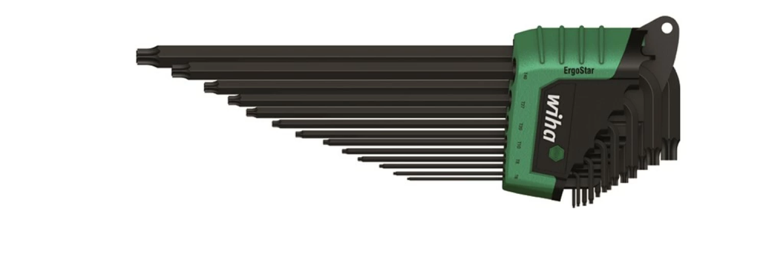 Wiha 366R HZ13 13-delige MagicSpring Inbussleutelset In ErgoStar Houder - Torx - T5-45