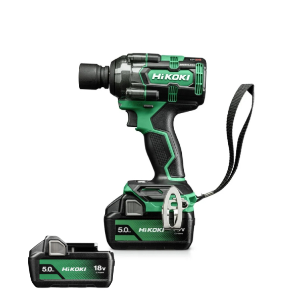 HiKOKI WR18DHWPZ Accu Slagmoeraanzetter - 1/2"- 18V Incl. 2x 5,0Ah Accu's En Lader In HSC II - Default image for the product