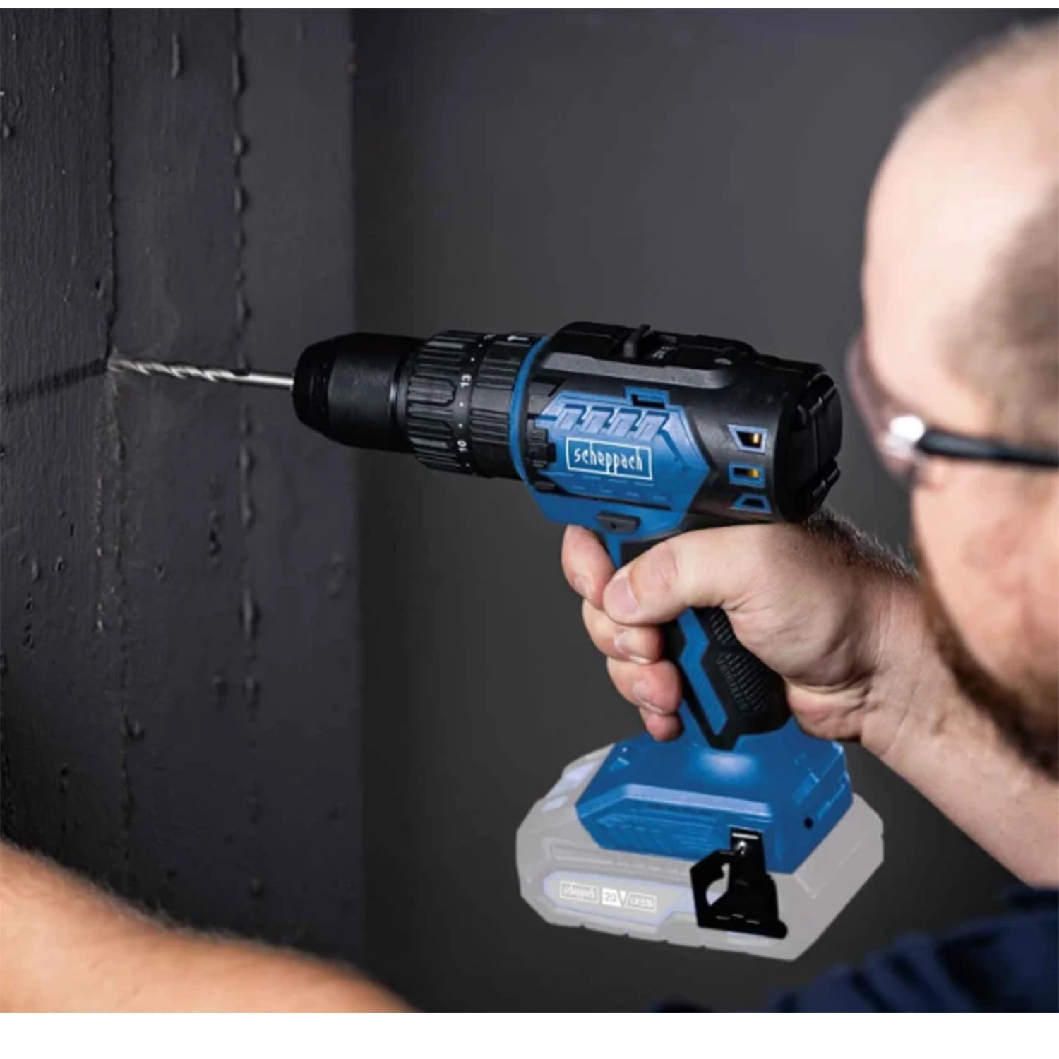 Scheppach Accu klopboormachine 20V BC-CD60-X