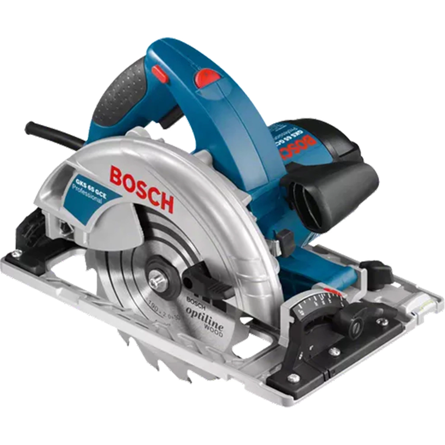 Bosch Professional GKS 65 GCE Cirkelzaag - 1800 Watt - 65 mm zaagdiepte