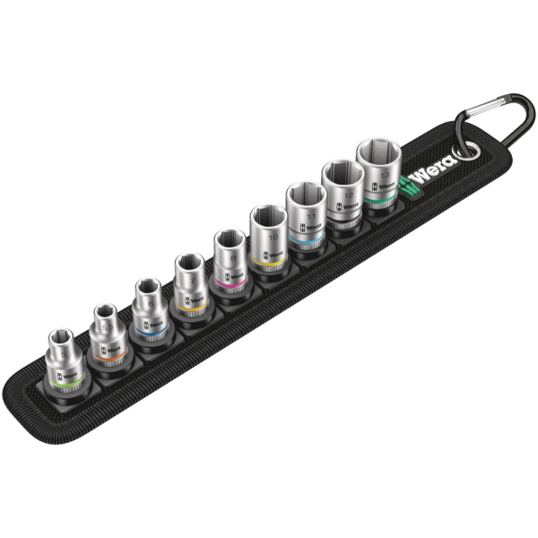 Wera 5003883001 Belt A 4 9-delige Zyklop Doppenset - 1/4"