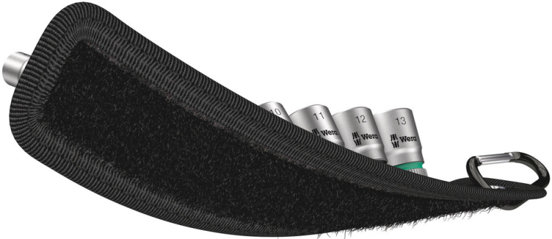 Wera 5003883001 Belt A 4 9-delige Zyklop Doppenset - 1/4" - Detailed view of the product
