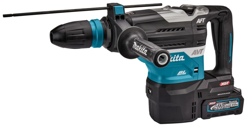 Makita HR005GM202 XGT 40V Max Li-ion Accu Combihamer Set (2x4,0 Ah) Met AWS Zender, In Koffer - Detailed view of the product