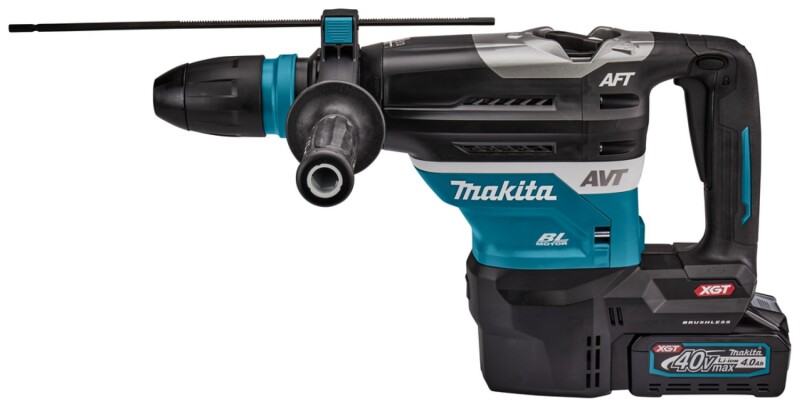 Makita HR005GM202 XGT 40V Max Li-ion Accu Combihamer Set (2x4,0 Ah) Met AWS Zender, In Koffer - Detailed view of the product