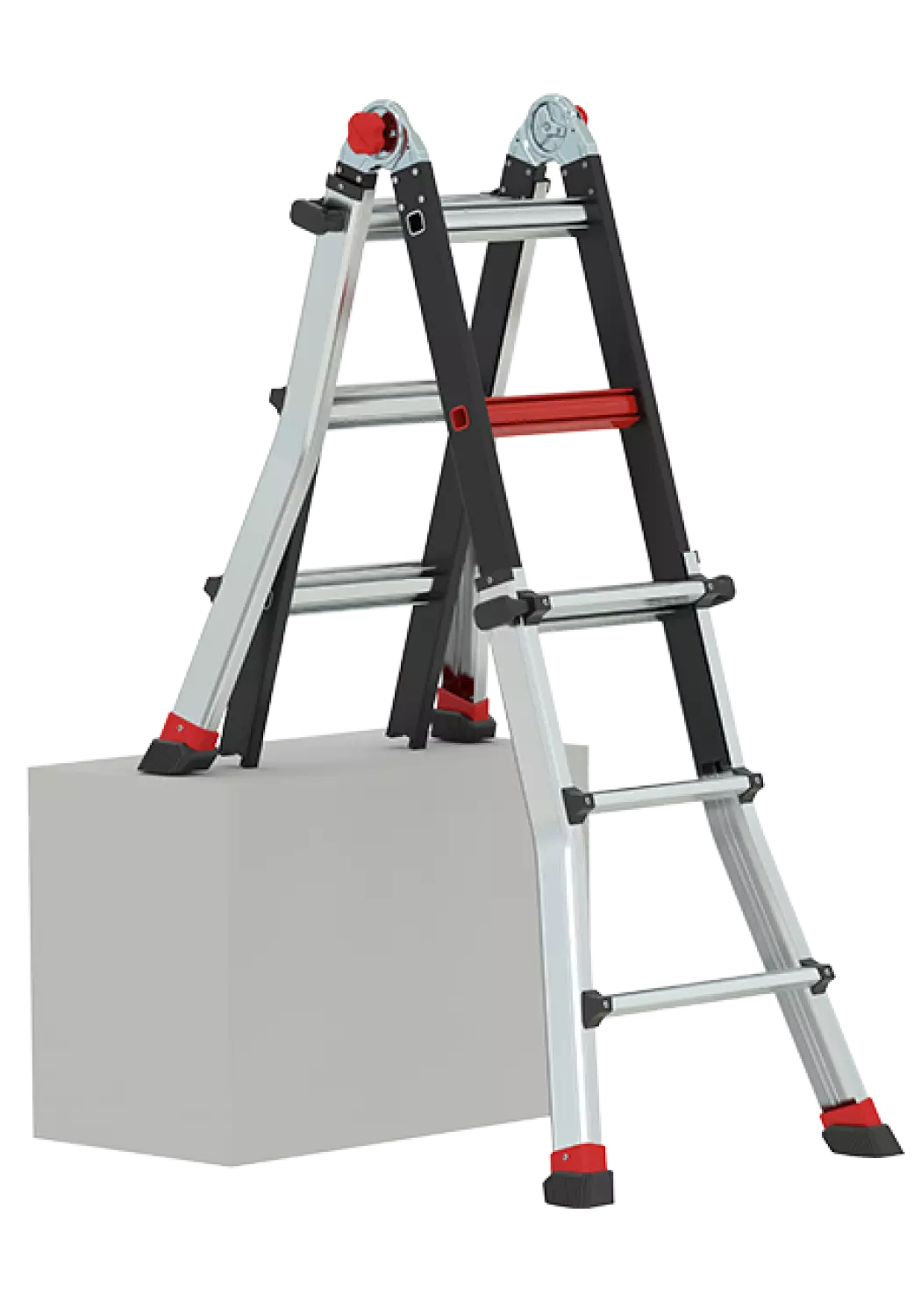 Altrex 503734 Varitrex Tele PRO+ Telescopische Vouwladder - Max. Werkhoogte 4,9m - 4x4 Sporten thumbnail 2