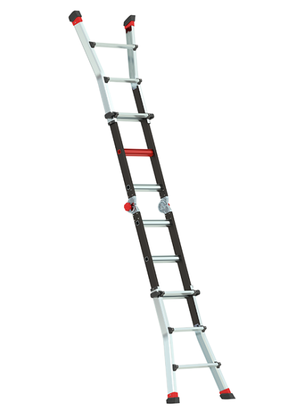 Altrex 503734 Varitrex Tele PRO+ Telescopische Vouwladder - Max. Werkhoogte 4,9m - 4x4 Sporten - Detailed view of the product