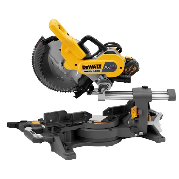 DeWALT DCS727T2-QW 54V Li-ion FlexVolt Accu Afkort- En Verstekzaagmachine Set (2x 6.0Ah) - 250mm - Detailed view of the product