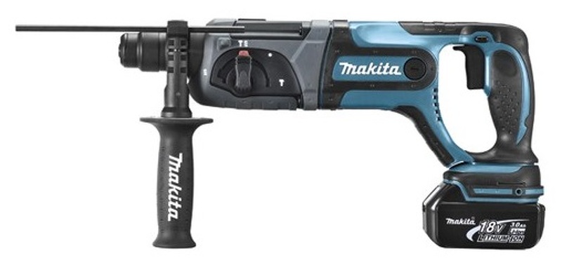 Makita BHR241RFJ 18V Li-Ion Accu SDS-plus Combihamer Set (2x 3.0Ah Accu) In Mbox - 2.0J