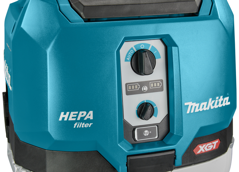 Makita VC004GLT21 XGT 40V Max Li-Ion Accu Stofzuiger Set (2x 5.0Ah Accu) - AWS - Detailed view of the product