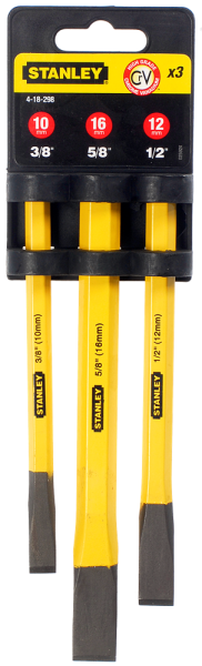 Stanley 4-18-298 3 Delige Koudbeitelset - Detailed view of the product