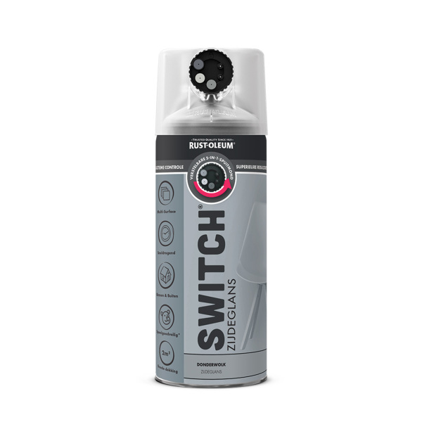 Rust-Oleum Switch Spuitlak - Zijdeglans Donderwolk - 400ml - Default image for the product