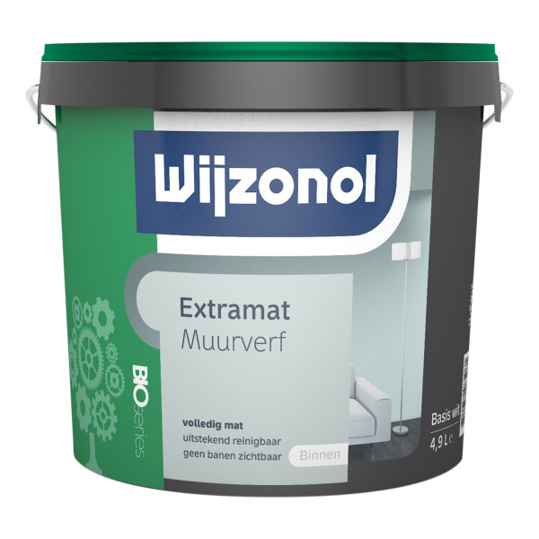 wijzonol muurverf extramat donkere kleur 5 ltr
