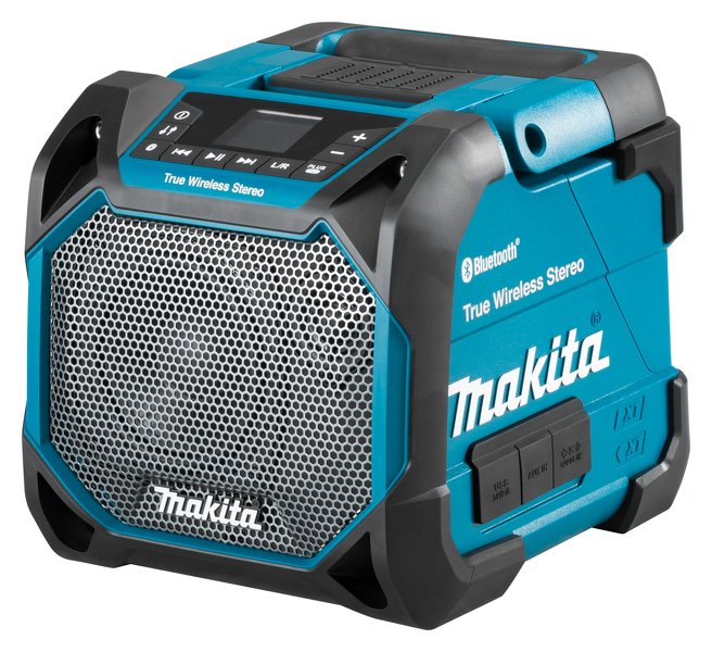Makita DMR203 10.8-18V Li-Ion Accu Bluetooth Speaker - Werkt Op Netstroom&Accu - Detailed view of the product