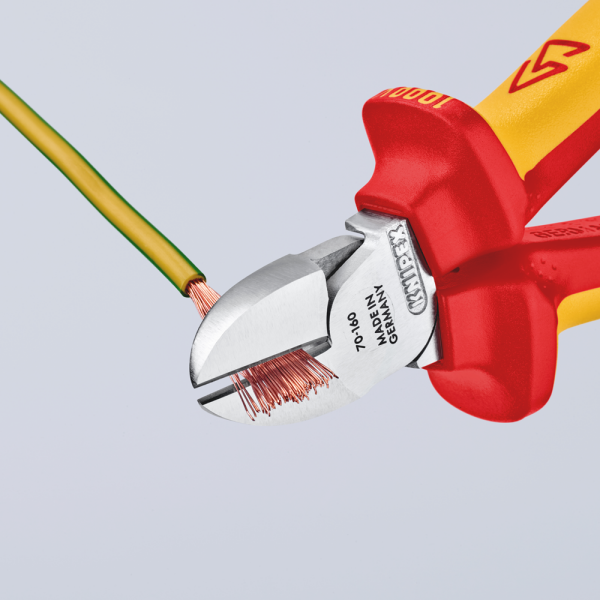Knipex 7006160 Zijsnijtang - 160mm - Detailed view of the product