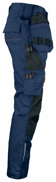 Jobman 2322 Werkbroek Holsterpockets - Maat 56 - Blauw / Zwart - Detailed view of the product