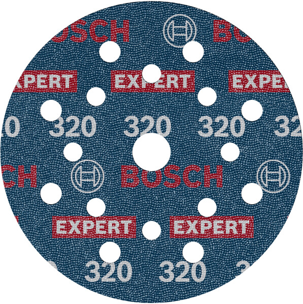 Bosch 2608902405 EXPERT Schuurschijf O780 Met Film Onderlaag - 125 Mm - K320 (6 Stuks)
