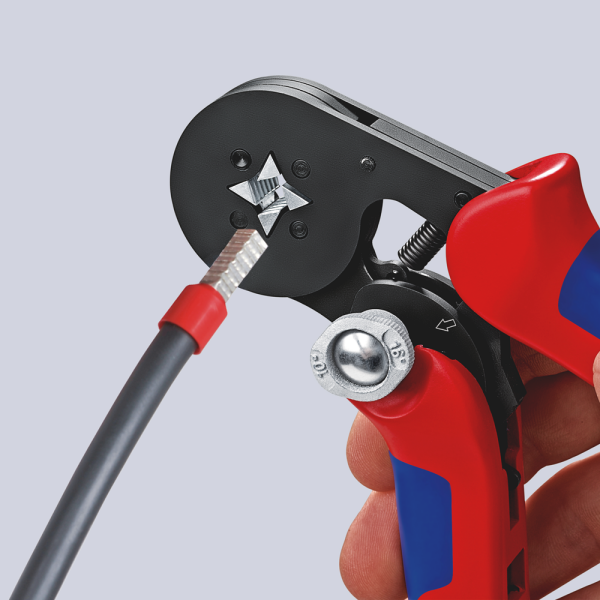 Knipex 975304SB Zelfstellende Krimptang - 180mm - Detailed view of the product