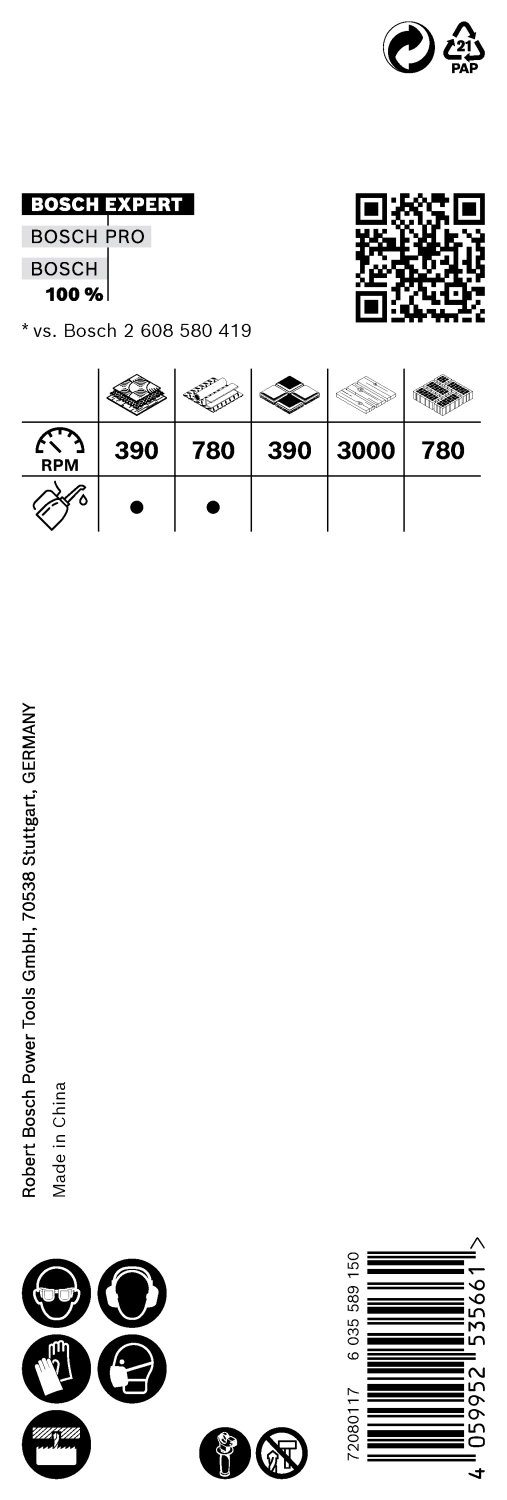 Bosch 2608900420 EXPERT Power-Change Gatzaag Tough Material 22mm thumbnail 3