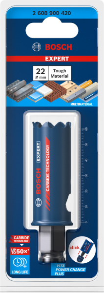 Bosch 2608900420 EXPERT Power-Change Gatzaag Tough Material 22mm - Detailed view of the product