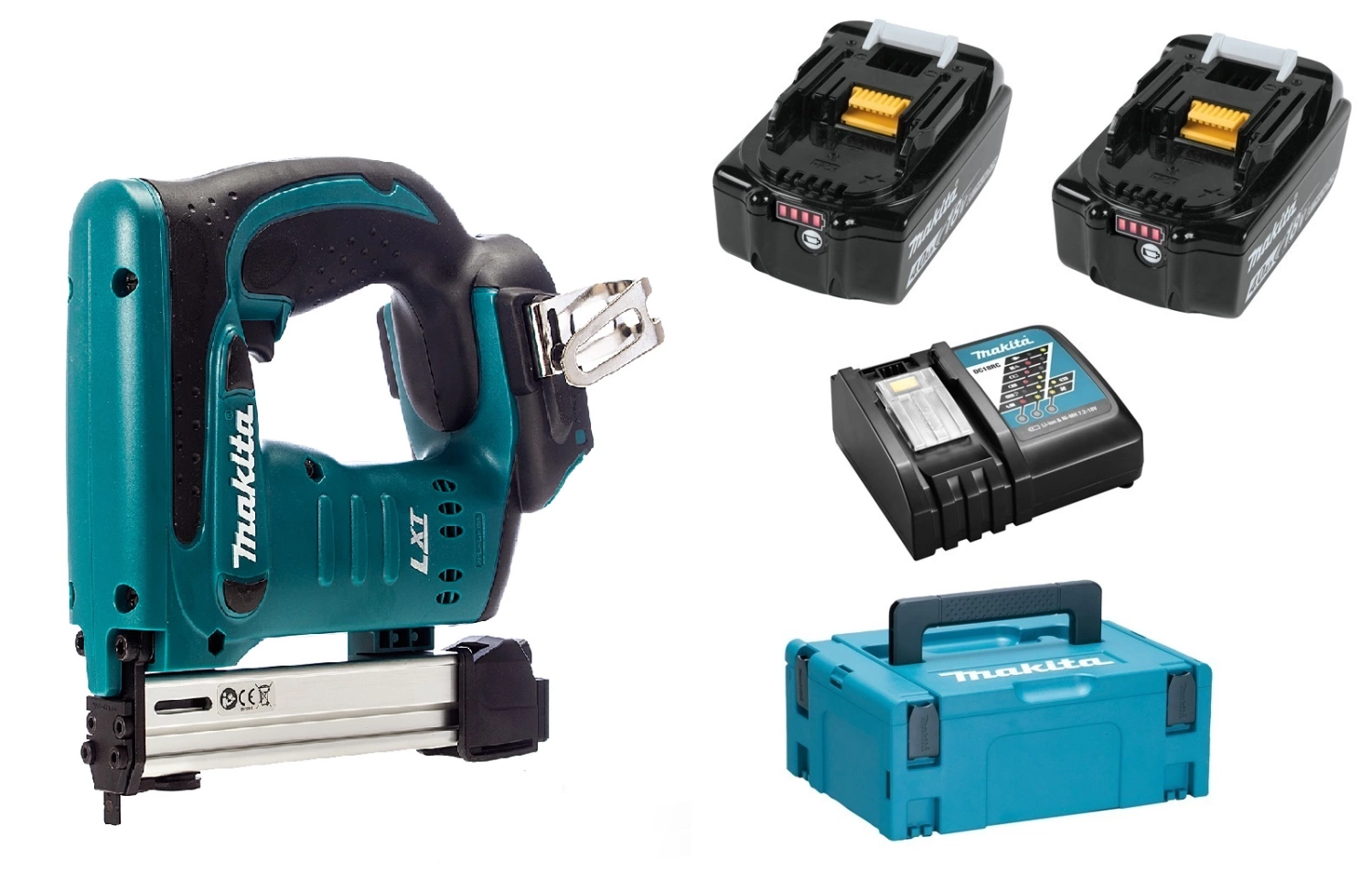 Makita DST221RMJ 18V Li-Ion Accu Nietmachine Set (2x 4.0Ah Accu) In Mbox - 10-22mm