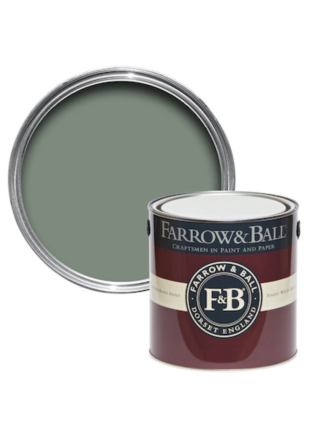 Farrow&Ball Estate Emulsion Card Room Green No.79 - 5L