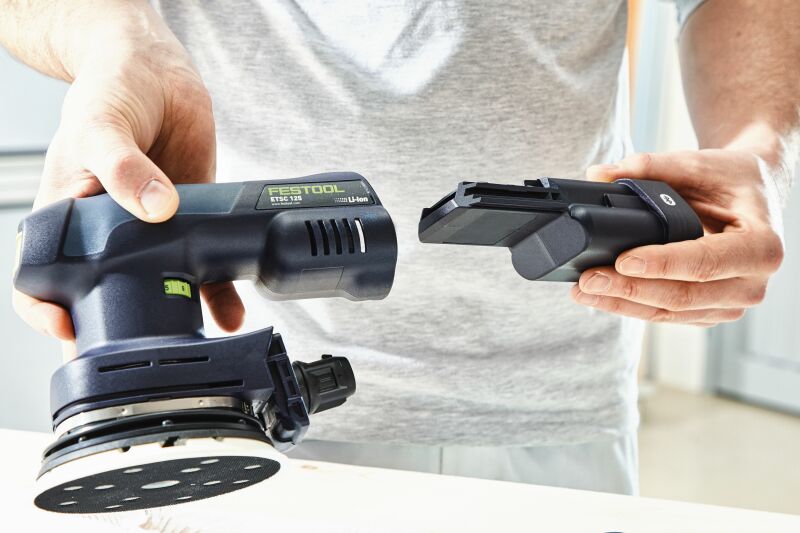 Festool ETSC 125 3,0 I-Set Accu-excenterschuurmachine - Detailed view of the product