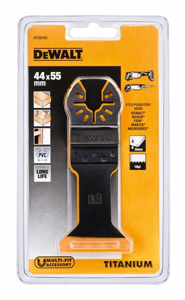 DeWALT DT20702 Universeel Multitool Zaagblad Voor Hout En Metaal - 44mm EAN: 5035048099254