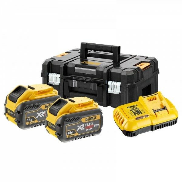 DeWALT DCB118Y2T Starterset (2x 12Ah Accu) In TSTAK EAN: 5035048722633