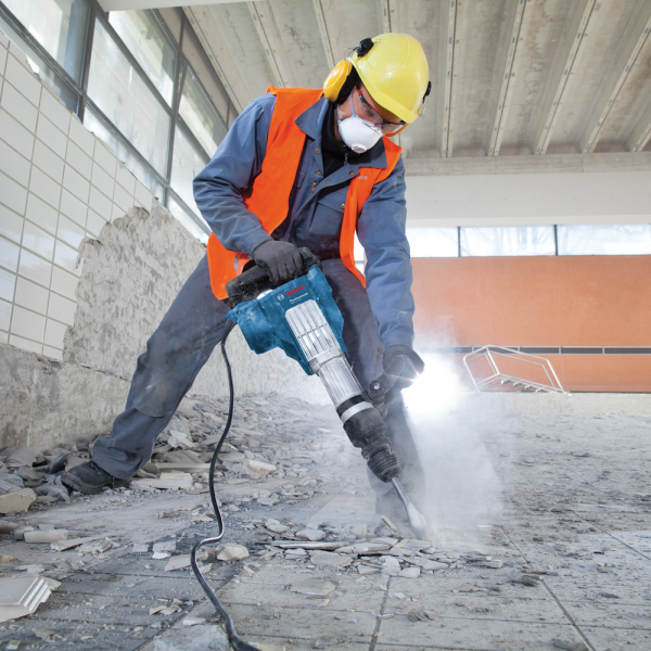 Bosch GSH 11 VC SDS-max Breekhamer In Koffer - 1700W - 23J - Detailed view of the product