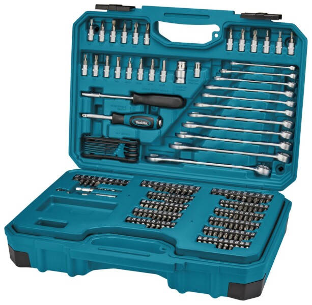 Makita E-10883 Gereedschapset In Koffer - 221-delig - Detailed view of the product