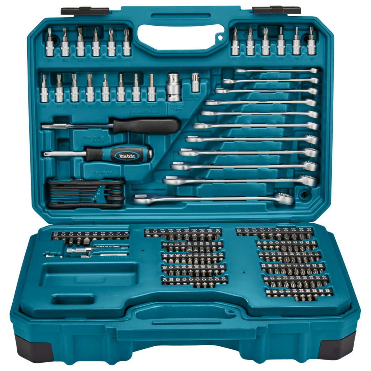 Makita E-10883 Gereedschapset in koffer - 221-delig