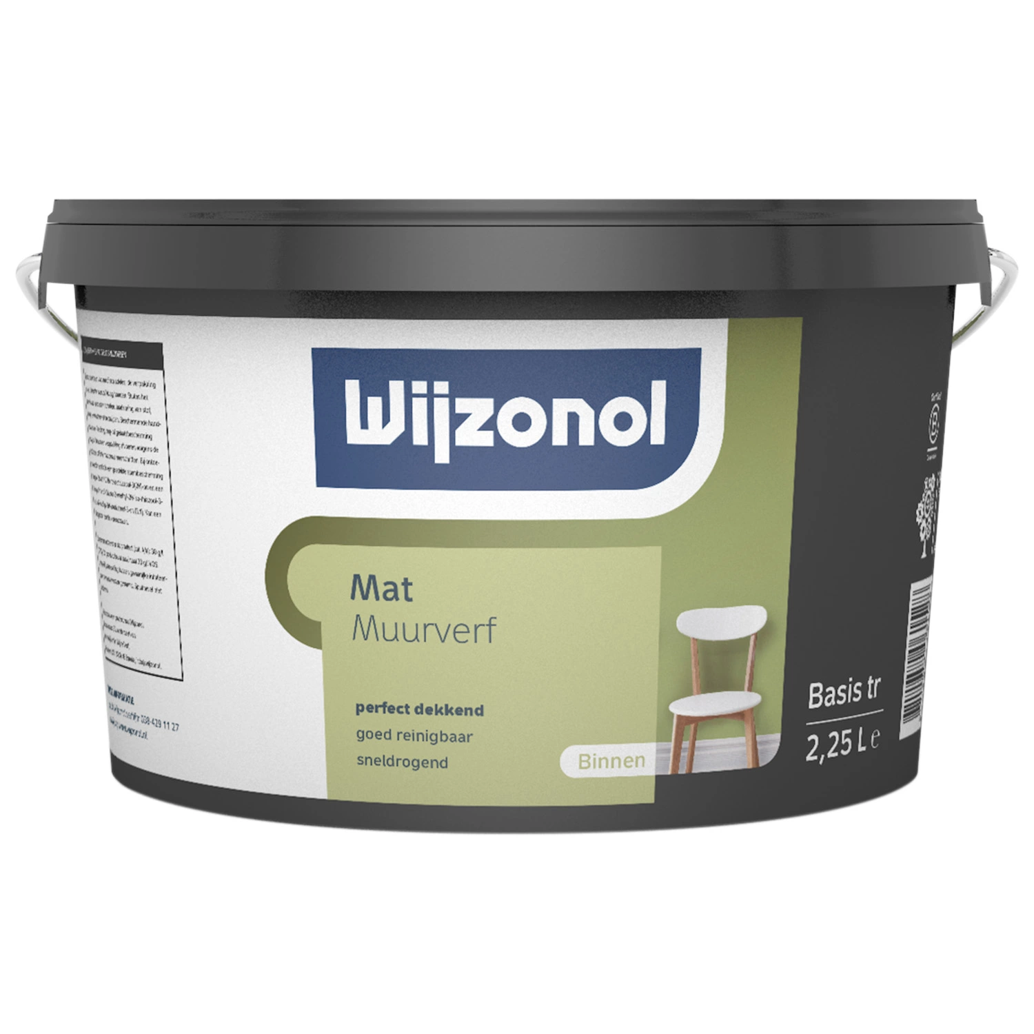 Wijzonol Muurverf Mat - Op Kleur Gemengd - 2,5L