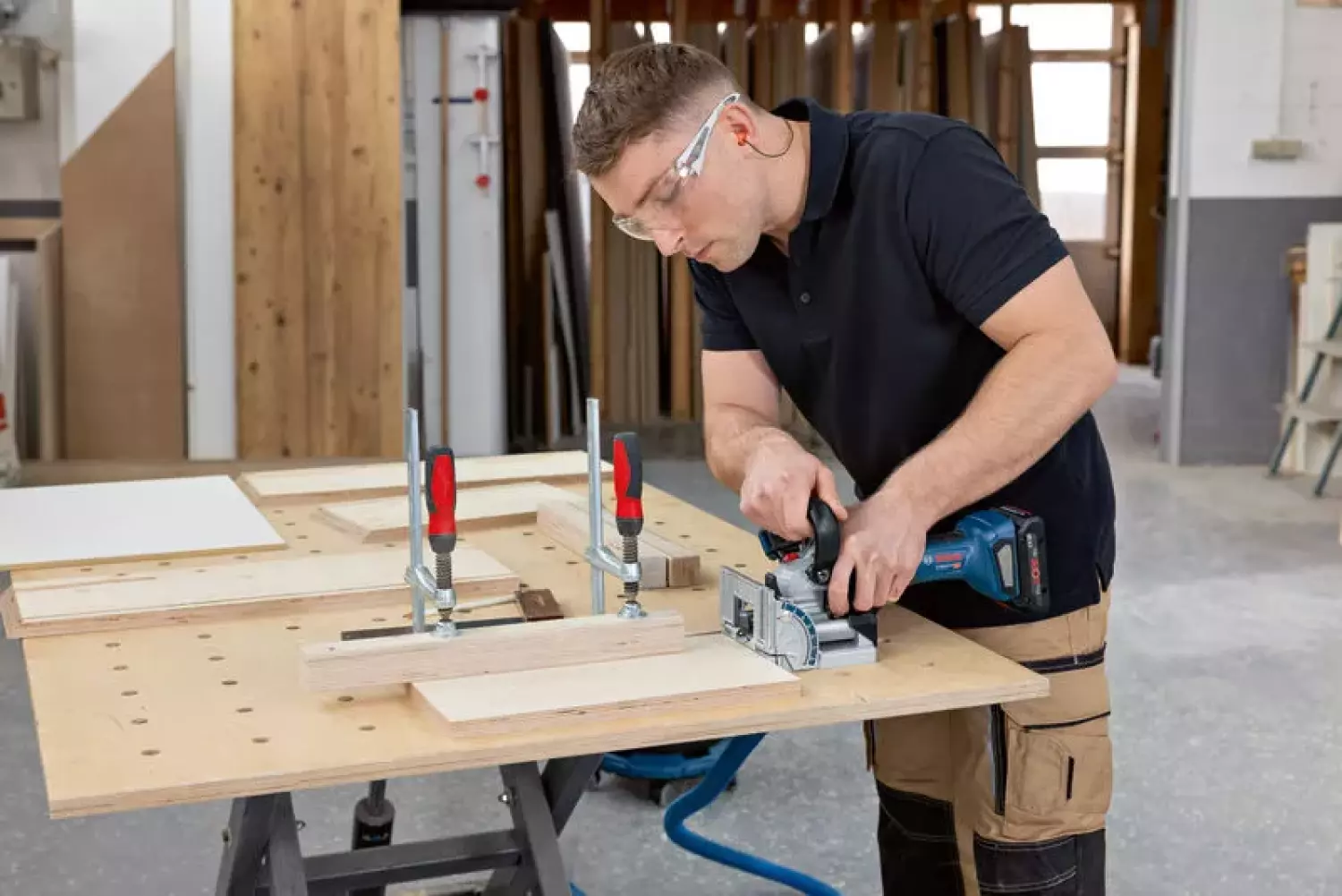 Bosch GFF 18V-22 18V Accu Lamellenfrees Body thumbnail 3