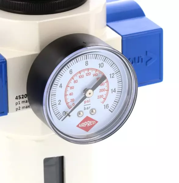 Airpress 45200002 Olie-/Waterafscheider Met Reduceerventiel - 1/4"- 15bar - Detailed view of the product