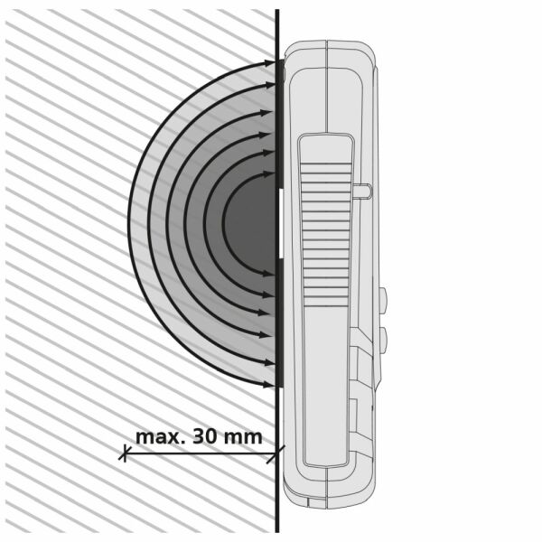 Laserliner MoistureMaster Compact Plus Vochtigheidsmeter Met Bluetooth - Detailed view of the product