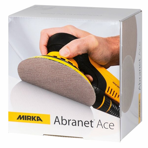 Mirka Abranet Ace Schuurpapier - 125mm Velcro - P120 (50st) - Detailed view of the product