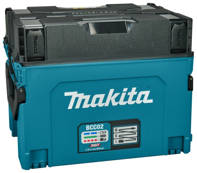 Makita BCC02 XGT Oplaadbox Voor Max 12 Accu's (t/m BL4040F) - Detailed view of the product