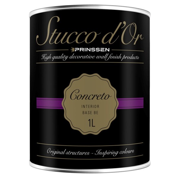 Stucco D'or Concreto Betonlook Verf 1 Liter