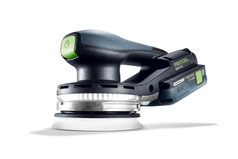 Festool ETSC 2 125 4 I-Plus 18V Accu Excenterschuurmachine Set (2x 4Ah) In Systainer - 125mm - Detailed view of the product