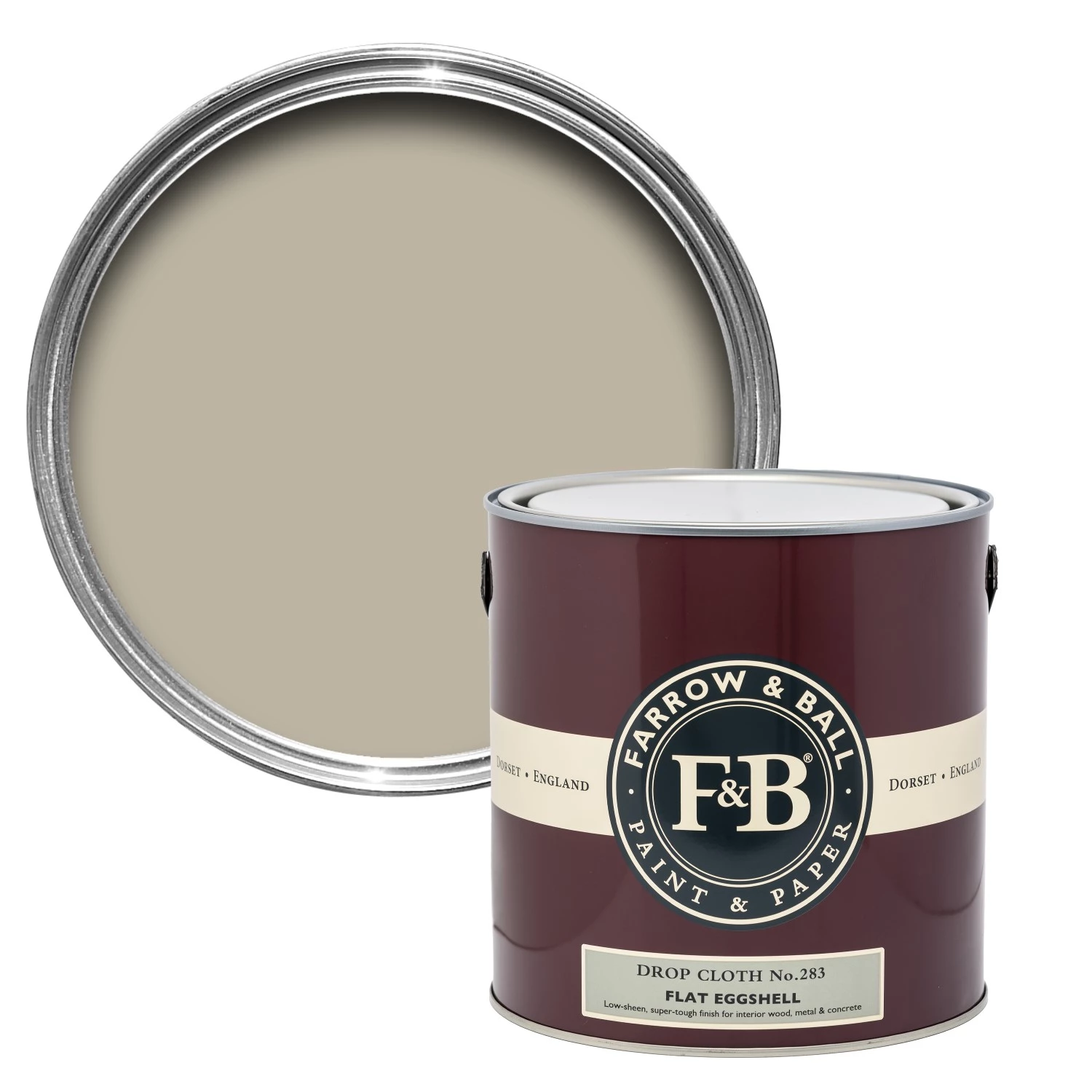 Farrow&Ball Flat Eggshell Drop Cloth No.283 - 750ml