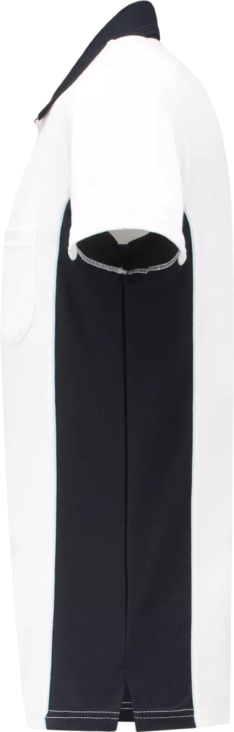 Workman 1401 Poloshirt - Wit / Navy - M thumbnail 3