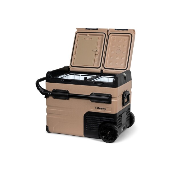 Steamy-E SECTAW45 Dual Zone Elektrische Compressor Koelbox Op Wielen - 45L - Detailed view of the product