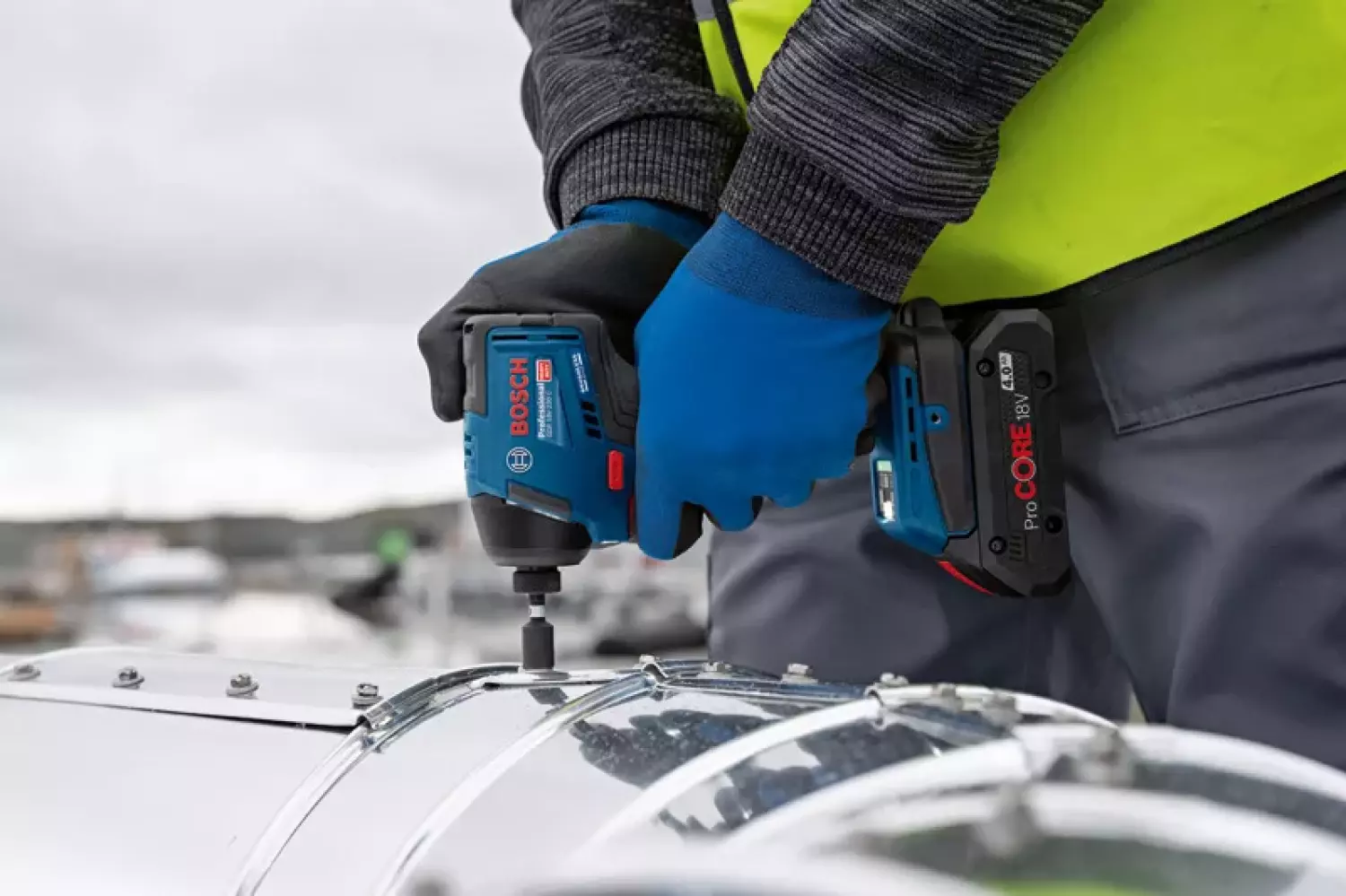 Bosch Professional GDR 18V-220 C 06019L6000 Accu-slagmoersleutel 18 V Zonder accu, Zonder lader