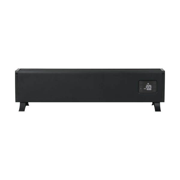EUROM Alutherm Baseboard 1000 Wi-Fi Black Convectorkachel - 1000W - 40m3 - Detailed view of the product