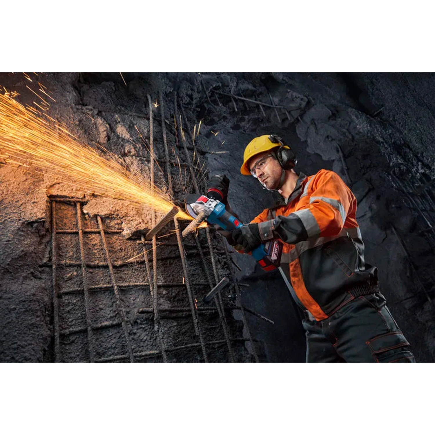 Bosch GWX18V-11PS Accu Haakse Slijper In L-Boxx - 125mm thumbnail 3