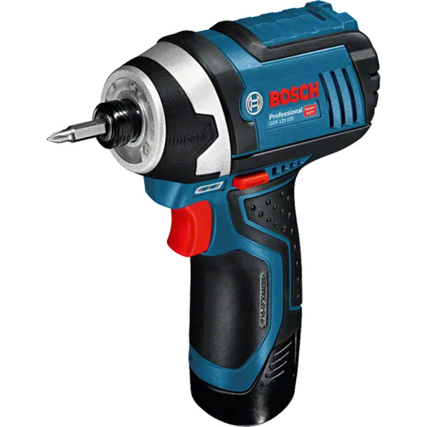 Bosch GDR 12V-105 12V Li-Ion Accu Slagschroevendraaier Set (2x 2.0Ah Accu) In L-Boxx - Detailed view of the product